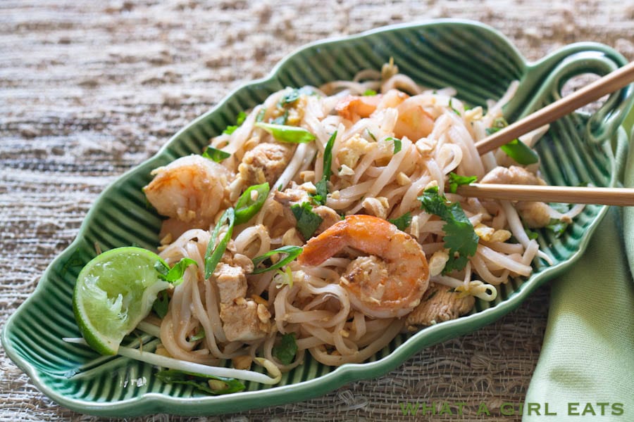 Quick and Easy Pad Thai | What a Girl Eats