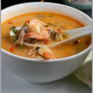 Thai curry soup pin