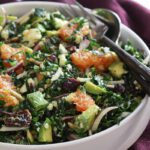 cranberry and kale salad.