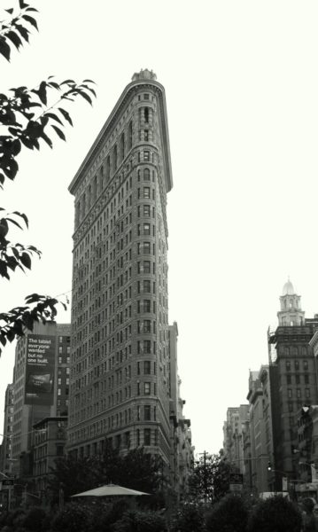 The Flat Iron Building, New York City.