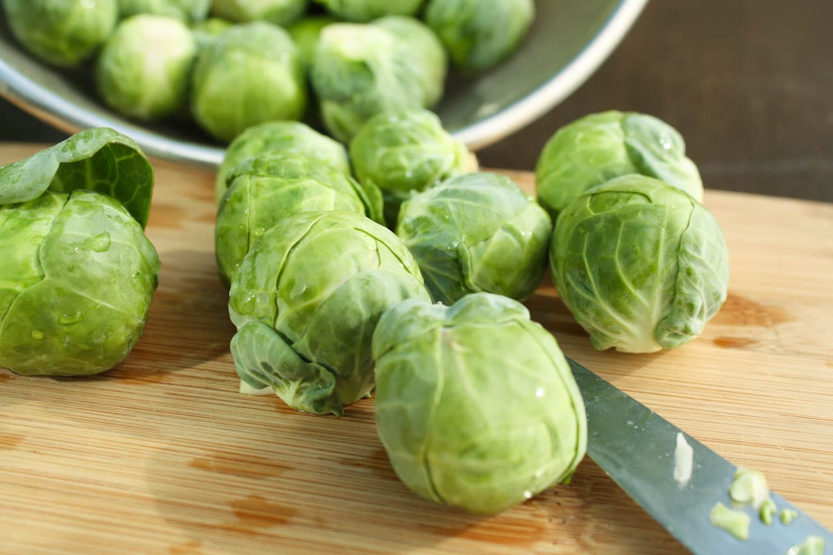  Sprouts on cutting board