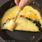 folding an omelette