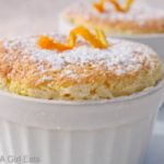 Souffle au Grand Marnier is a light, fluffy, egg white dessert, spiked with Grand Marnier! It's the perfect holiday dessert recipe.