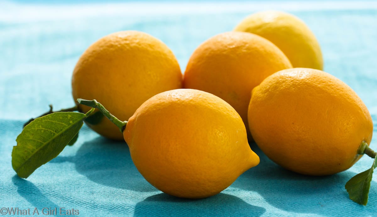 Meyer lemons.
