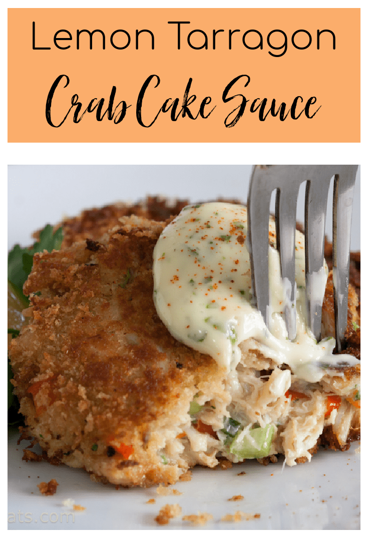 This Lemon Tarragon Crab Cake Sauce is a delicious addition to any fish dish.
