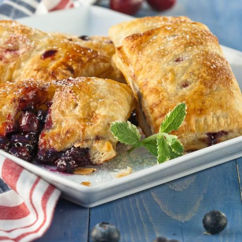 Triple Berry and Cherry Hand PIes.