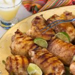Tequila-Glazed Grilled Chicken Thighs and a Classic 3-2-1 Margarita