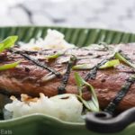 Mirin-glazed salmon ﻿is a fresh, healthy fish dinner, full of Asian flavors. This easy recipe uses just 5 ingredients and takes 10 minutes of time to make,