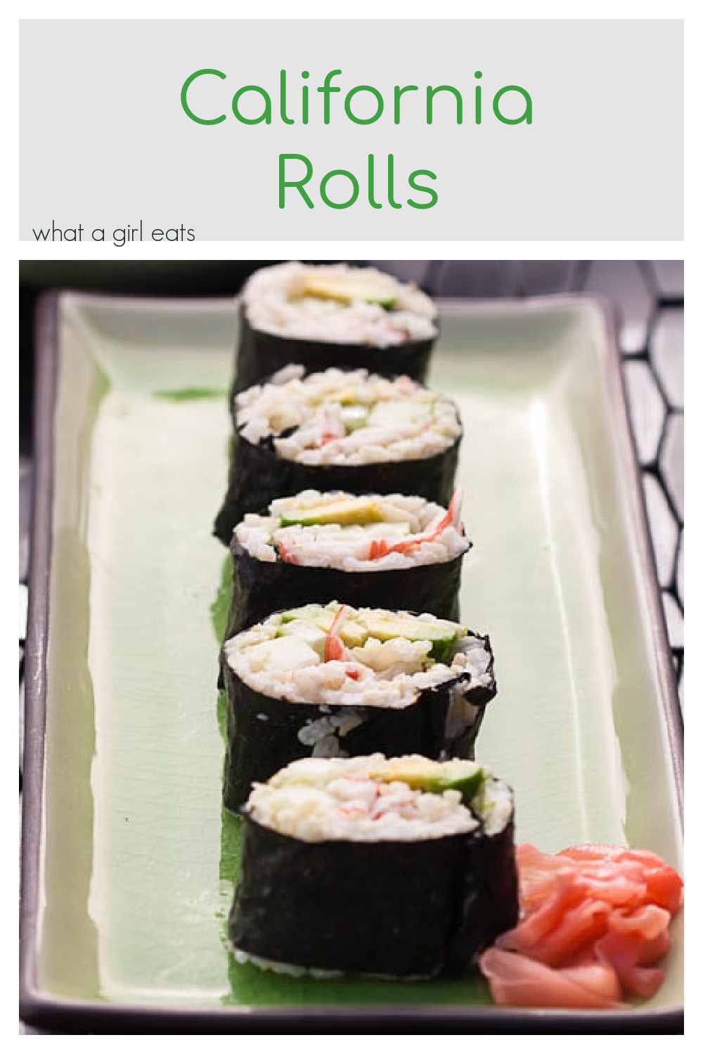 California rolls are a great introduction to sushi without raw fish. Get the recipe - so easy, an 11 year old can do it!