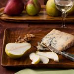 Pears, cheese and wine