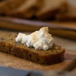 Pumpkin-Coconut Bread with Maple Whipped Cream
