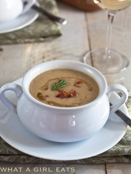 Tuscan White Bean Soup with Rosemary and Bacon