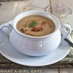 Tuscan White Bean Soup with Rosemary and Bacon.