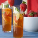 Pimm's Cup is to England, what Sangria is to Spain - a light, fruity and refreshing gin-based summertime beverage. Get the easy cocktails recipe from @whatagirleats