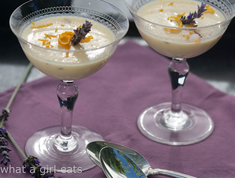 Honey Orange Lavender Posset