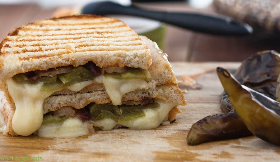 Hatch chile grilled cheese.