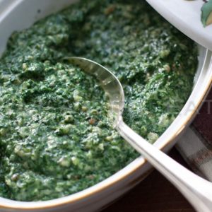 Lawry's "famous" creamed spinach.