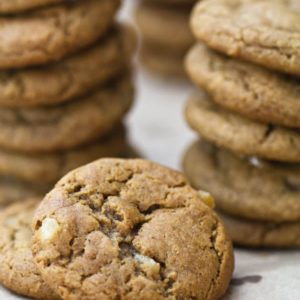 ﻿Ginger Chip Spice Cookies ﻿in a row.