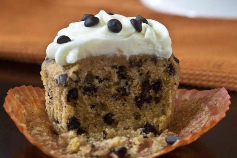 pumpkin chocolate chip cupcakes.