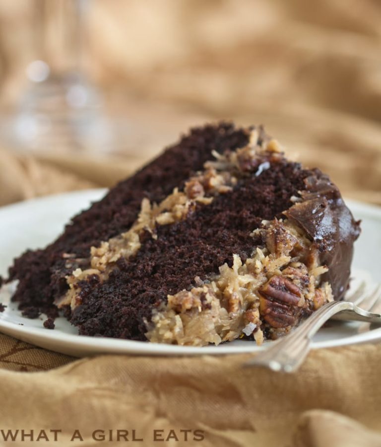 Chocolate Cake With Coconut Pecan Frosting