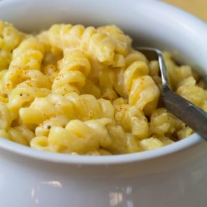 Easy, one-pot macaroni and cheese. Make it just as fast as the "Blue box", with real ingredients!
