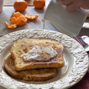 Simple Honeyed French Toast. @whatagirleats.com