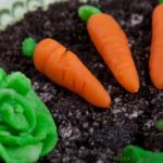 Making marzipan candy carrots is a fun project to do with kids. Learn how at WhatAGirlEats.com