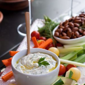This creamy dip is the perfect accompaniment to veggies or crackers