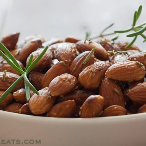 Whole30. Keep these easy Rosemary Almonds on hand for a quick addition to a tapas platter.