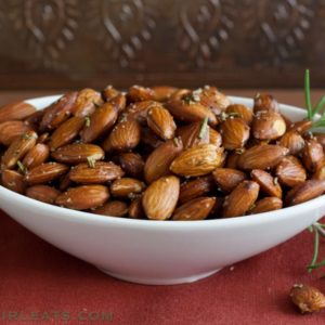Keep these easy Rosemary Almonds on hand for a quick addition to a tapas platter.