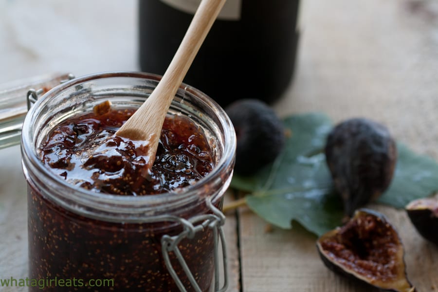 ruby port fig jam close up