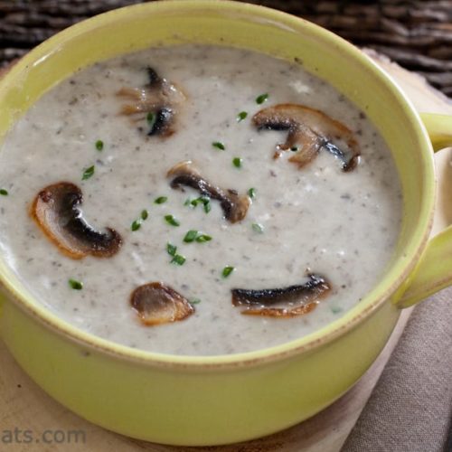 Chef Bernard's Wild Mushroom Soup.