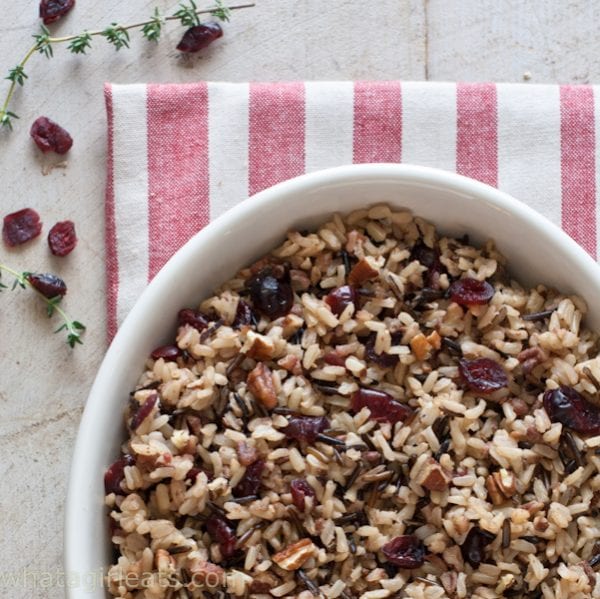 Cranberry Pecan Wild Rice.