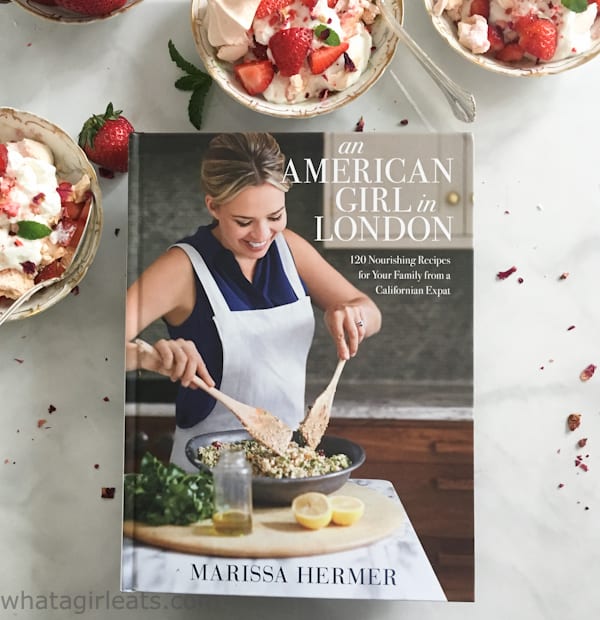 "An American Girl in London" cookbook cover.