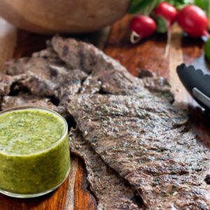 Cilantro-Garlic Marinade and Sauce is Whole30 compliant and Paleo.