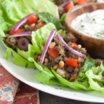Whole30 Middle Eastern Lettuce Wraps.