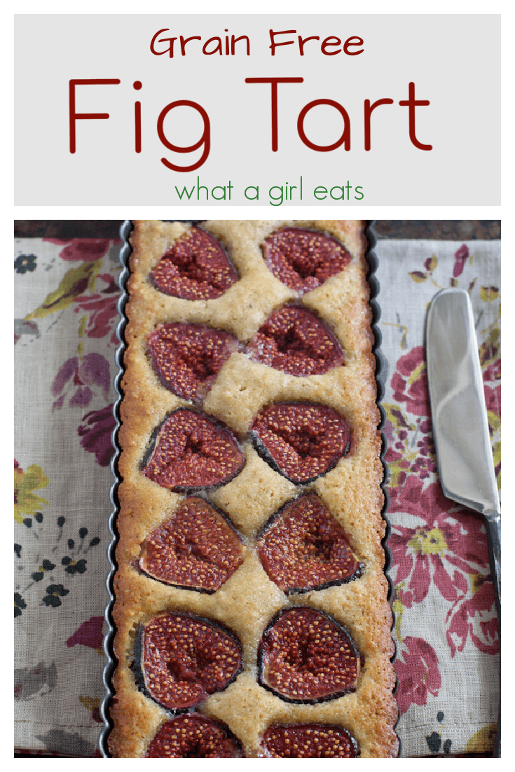 Grain free fig and walnut tart is a delicious and easy fig recipe. Fresh figs are pressed into an orange scented batter.