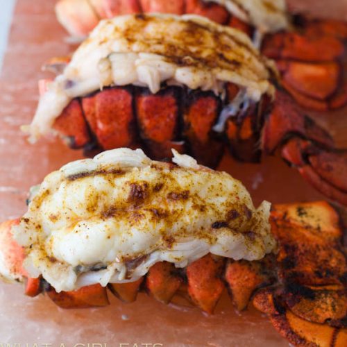 Broiled lobster tail