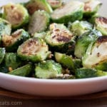 Brussels sprouts with bacon.