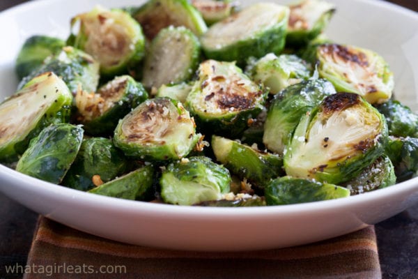 Brussels sprouts with bacon.