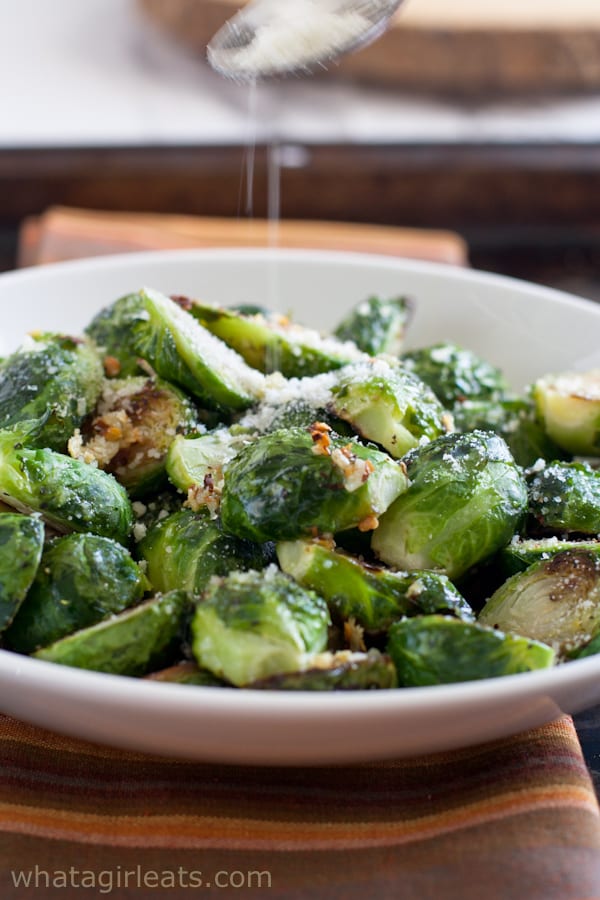 Roasted Garlic And Red Pepper Brussels Sprouts 