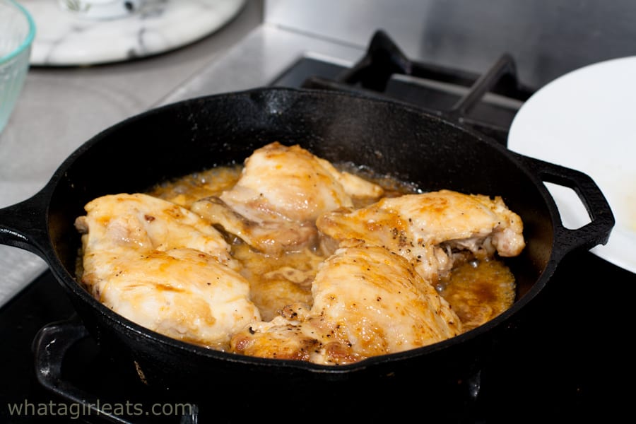 Chicken in glaze