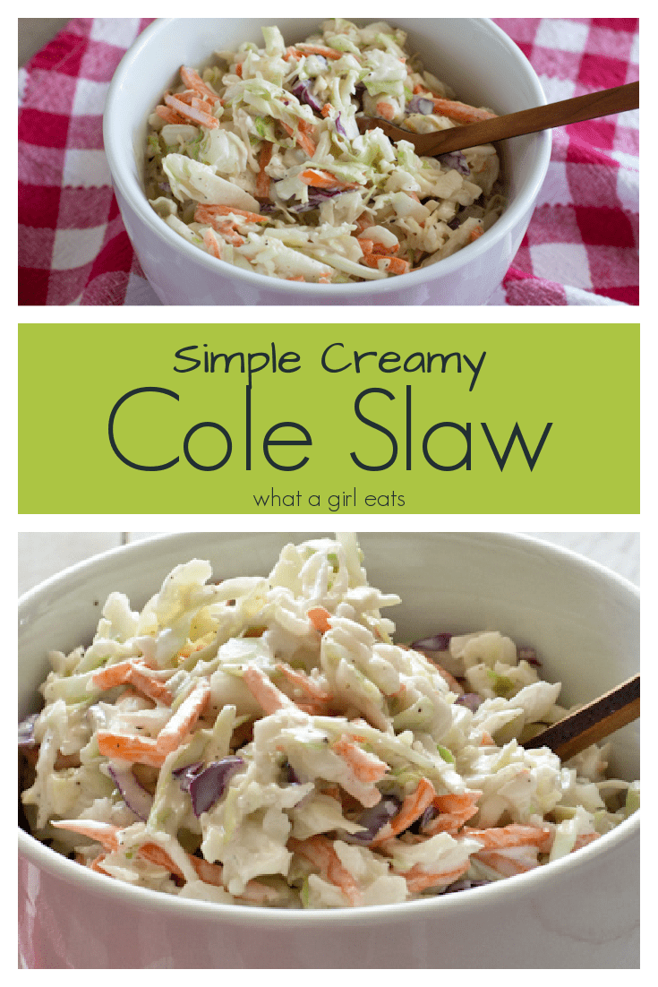 This easy coleslaw recipe is the perfect side dish for potlucks, picnics or BBQs! Honey gives it a touch of sweetness. It takes just five minutes to make and is Paleo and low-carb.