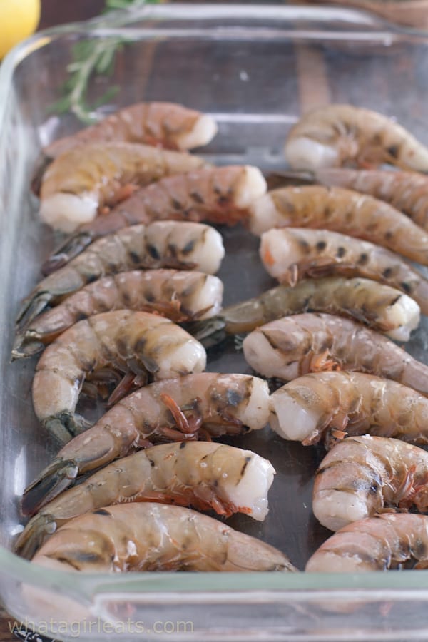 shrimp in dish