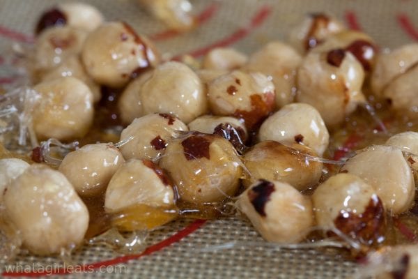 candied hazelnuts