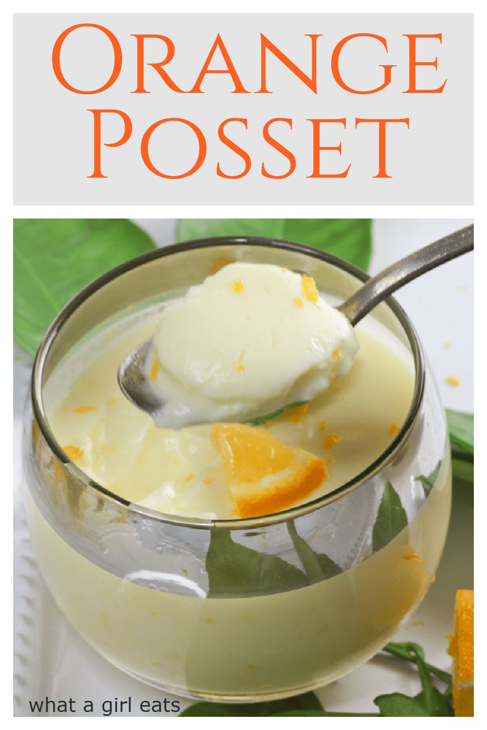 Orange Posset with lavender is one of the easiest desserts you've never heard of! Just 5 ingredients and 10 minutes are all that's needed for this delicious gluten free dish!