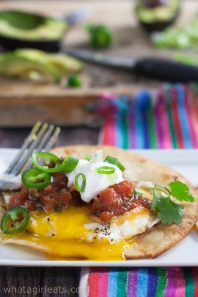 vertical huevos rancheros.