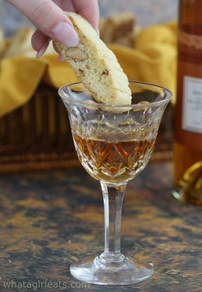 almond biscotti.