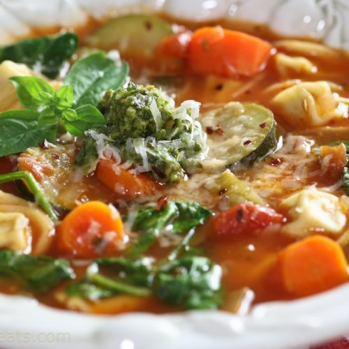 spinach tortellini soup.