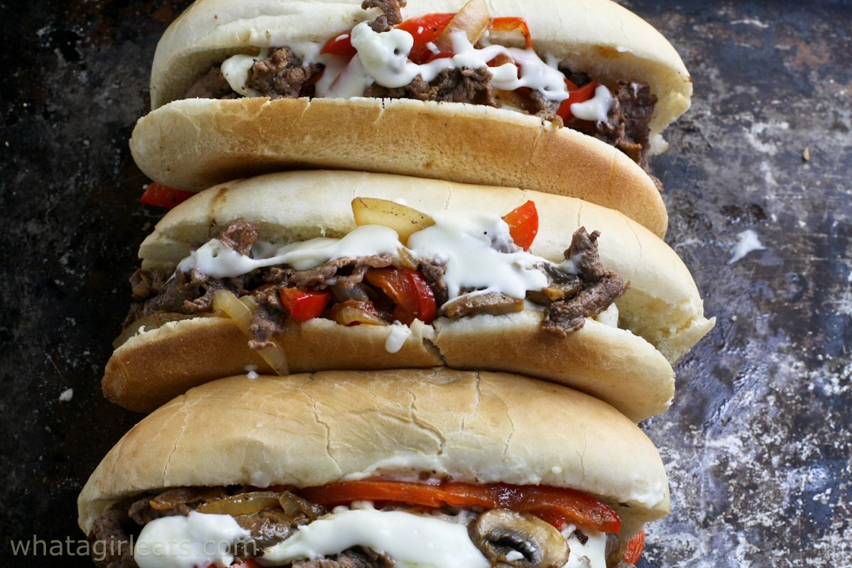 Philly cheesesteaks.